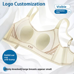 Sujetador invisible sin costuras personalizable para mujer, minimiza el busto <span class=keywords><strong>grande</strong></span>, copas tipo orejas <span class=keywords><strong>de</strong></span> conejo, evita la apariencia abultada, ultrafino y transpirable - Product Image 3