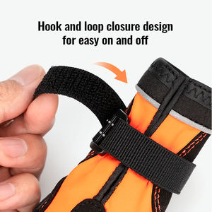 Truelove best-seller prêt à expédier respirant extérieur <span class=keywords><strong>chien</strong></span> chaussures réfléchissant sécurité en gros Nylon imperméable doux <span class=keywords><strong>bottes</strong></span> <span class=keywords><strong>pour</strong></span> animaux de compagnie - Product Image 4