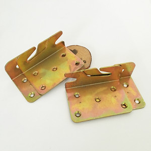 Charnière de lit en fer épais de 82 mm pour mobilier, accessoire de quincaillerie plaqué couleur - Product Image 1