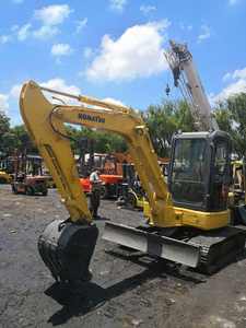 Komatsu รถตักตีนตะขาบขนาดเล็ก PC55มือสองสภาพการทำงานที่ดีส่วนประกอบหลักมอเตอร์ปั๊มเครื่องยนต์น้ำหนัก5160กก. - Product Image 5