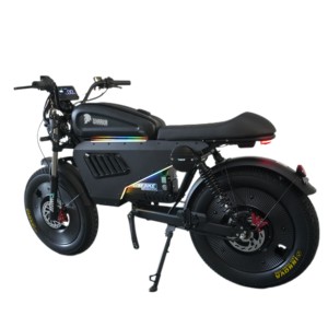 Bicicleta Eléctrica Urbana de 60V 3000W 3000Wh con Batería Integrada, Motor en la Rueda Trasera, de Aluminio, con Acelerador y Pedales, 80MPH - Product Image 2