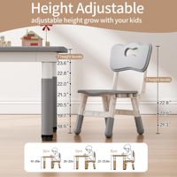 Ensemble table et chaises en plastique pour enfants, bureau d'étude pour tout-petits, mobilier moderne pour école, maternelle et salon