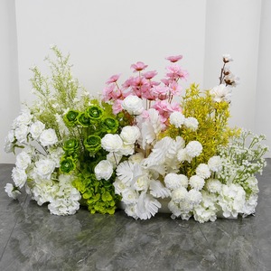 Fleurs artificielles en soie <span class=keywords><strong>de</strong></span> haute qualité, modernes, pour centres <span class=keywords><strong>de</strong></span> <span class=keywords><strong>table</strong></span> <span class=keywords><strong>de</strong></span> <span class=keywords><strong>mariage</strong></span>, décorations rustiques, vente en gros, y compris boule et radeau <span class=keywords><strong>de</strong></span> <span class=keywords><strong>table</strong></span> - Product Image 1