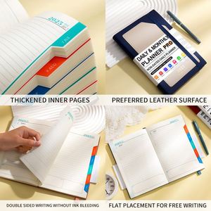 Libreta con Cubierta de Cuero Sintético, Personalizable con Logotipo, Tamaños A5 y A6, Encuadernada con Costuras, con Páginas Rayadas, Cuadriculadas o Punteadas, Impresión Personalizada, Regalo Promocional - Product Image 4