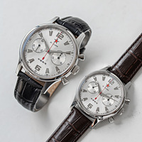 Reloj de movimiento mecánico para hombre, cronógrafo de lujo, zafiro, 5atm, gaviota st1901, aviador, en venta, Envío Gratis