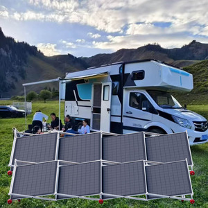 Zxd 2025 bằng sáng chế 1520W 2400W bảng điều khiển năng lượng mặt trời, cài đặt miễn phí có thể gập lại di chuyển mở ra ngay lập tức thế hệ Điện Quang điện Bảng điều khiển - Product Image 4