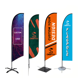 Bandera Publicitaria de Plumas de Primera Calidad, Personalizable, de Una o Dos Caras, para Uso Promocional, Venta al Por Mayor - Product Image 1
