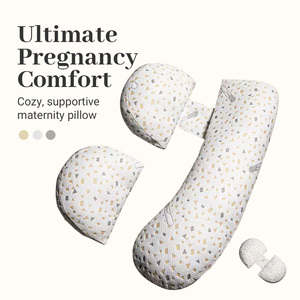 Almohada de Maternidad con Diseño Atractivo y Cómodo, Soporte Ajustable en Forma de H para Cintura y Vientre, para Mujeres Embarazadas - Product Image 1