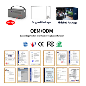 Original Mini Projector Manufacturer Smart Android WIFI Home Theater Proiettore Battery Portable Wholesale <strong>Projektor</strong> Supplier - Product Image 5