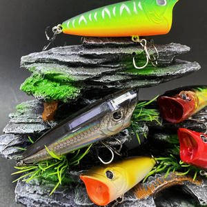 70mm 12,4G flotante Topwater Popper <span class=keywords><strong>70F</strong></span> Señuelos de Pesca cebos duros para peces aparejos de pesca de agua dulce - Product Image 5