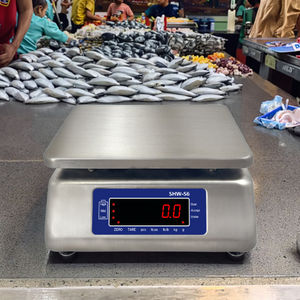 습식 먼지 및 물 무거운 환경을 위한 모든 스테인리스 스틸 IP68 SHW-S6 단면 디스플레이 방수 테이블 스케일 - Product Image 5