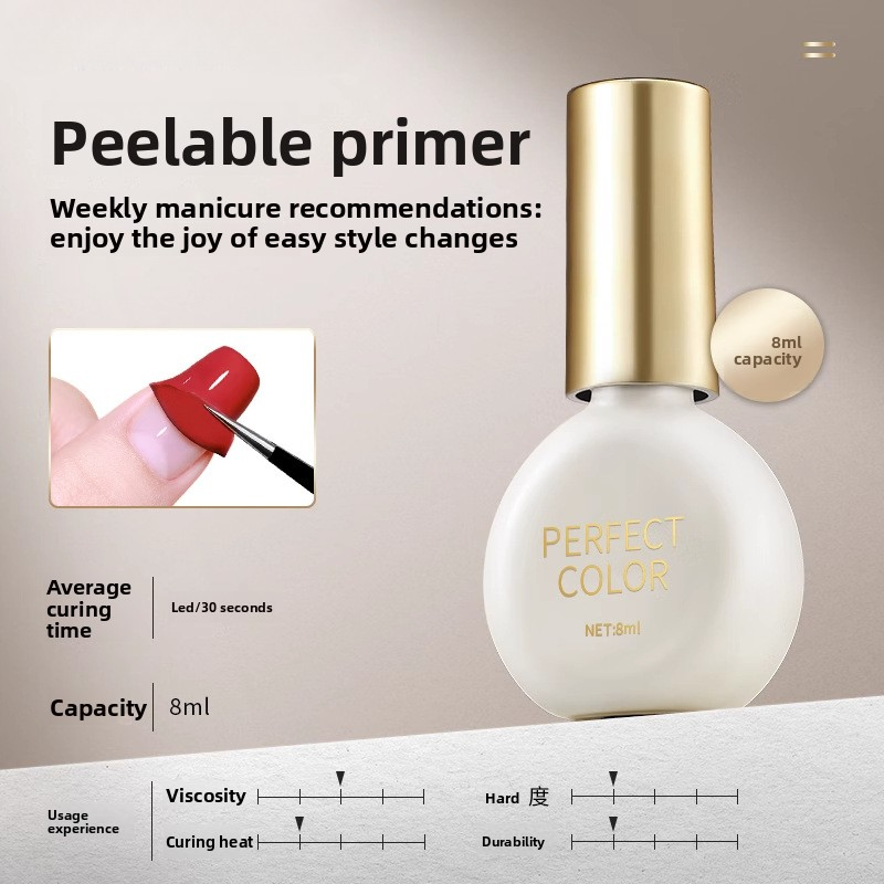 Adhésif inférieur pelable [Soins hebdomadaires des ongles]