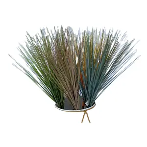 LFH bundel janggut panjang besar, gaya Eropa reed rumput ruang tamu tanaman pot dekorasi bunga kering lantai Nordik