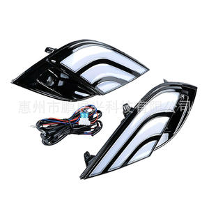 Encadrements de feux antibrouillard LED Toyota Camry XSE 415 mm Noir ABS pour pare-chocs avant 2018-2020 - Product Image 3