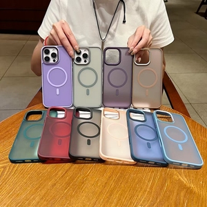 Funda de teléfono móvil magnética mate de piel de diseñador elegante para Samsung A55 A35 A36/A56 A25 A55 A26 <span class=keywords><strong>A14</strong></span> 4G/5G A15 A16 A06S - Product Image 4