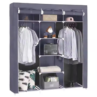 Fabricants Armoire de rangement en tissu simple et armoire pliante pratique vente en gros
