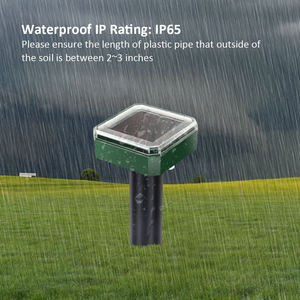 X-PEST 2023 AR08 गर्म गार्डन यार्ड लॉन सौर तिल से बचाने वाली क्रीम संचालित दूर Moles/Voles/Gophers ध्वनि कृंतक से बचाने वाली क्रीम दांव - Product Image 4