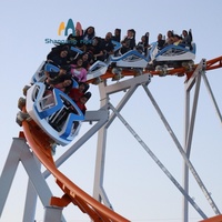 Promotion : Manèges Portables pour Parcs d'Attractions, Montagnes Russes Mobiles avec Remorque, Attraction de Parc à Thème