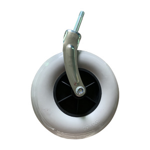 Nouvelle roue pivotante large en PVC avec fourche avant de 8 pouces pour accessoires de fauteuil roulant - Product Image 2