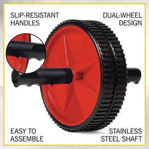 Rodillo Abdominal Doble para Ejercicios de Fortalecimiento del Core y Entrenamiento Abdominal - Product Image 3