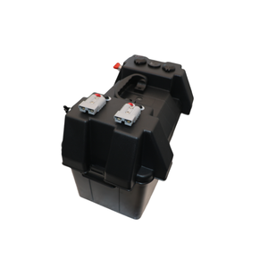 Probador de caja de almacenamiento de batería de litio dual de nuevo diseño para remolques y barcos Gran precio en material plástico de hardware marino - Product Image 1