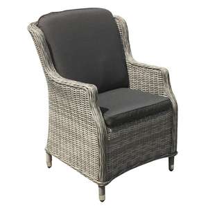 Mesa Redonda Moderna con Bandeja Giratoria, Muebles de Jardín de Ratán, Juego de Comedor para Exteriores - Product Image 4