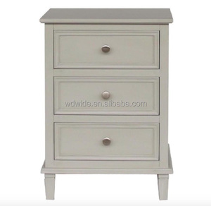 Factory Price Low MOQ Wooden Cabinet Bedroom Furniture Modern Solid Wood 3 <strong>Drawers</strong> Chest Cabinets Storage Chest <strong>Drawers</strong>