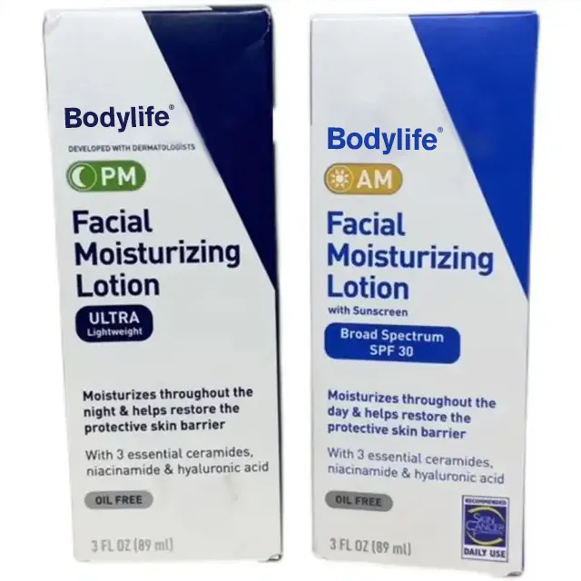 Riparazione della pelle sensibile Nicotinamide crema Ceramide 89ml Cerav crema idratante viso Am Pm lozione notte giorno con Spf30