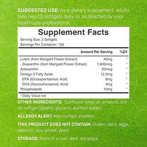 Oem nhãn hiệu riêng tự nhiên bổ sung sức khỏe mắt Lutein chiết xuất viên nang <span class=keywords><strong>Softgel</strong></span> - Product Image 3