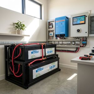 Batería LiFePO4 de 12.8V 300Ah 3840Wh, la más vendida y aplicable para almacenamiento de energía fotovoltaica en África, con más de 6000 ciclos profundos y BMS inteligente - Product Image 5