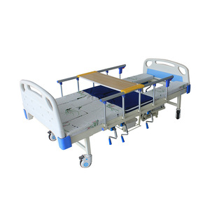 Cama de enfermería manual Qianrui 980 para pacientes mayores con manivela para levantar las piernas y la espalda, para uso doméstico y médico. - Product Image 1