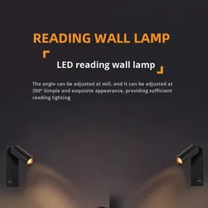 Lampe murale de chevet de <span class=keywords><strong>chambre</strong></span> d'hôtel en fer nordique avec chargeur USB, lumière de lecture ambiante à montage en surface - Product Image 5