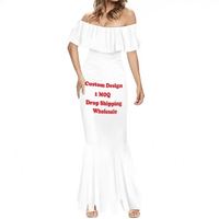 Tendance Produit Personnalisation Robe Décontractée Imprimé à la Demande Robe Femme Grande Taille