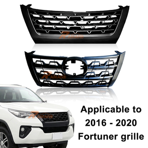Calandre avant ABS style <span class=keywords><strong>TRD</strong></span> pour <span class=keywords><strong>Fortuner</strong></span> 2016 <span class=keywords><strong>2017</strong></span> 2018 2019 2020, accessoires extérieurs de voiture, installation facile - Product Image 1