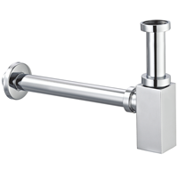 Siphon de lavabo et de toilettes en bronze durable 1 1/4, modèle bouteille 1 1/4 pour salle de bain, siphon de vidage pour lavabo et toilettes