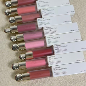 Fard à joues liquide crème végétalien minéral waterproof en gros, haute qualité, longue tenue, fini naturel, pigment pour le visage, teinte claire - Product Image 1