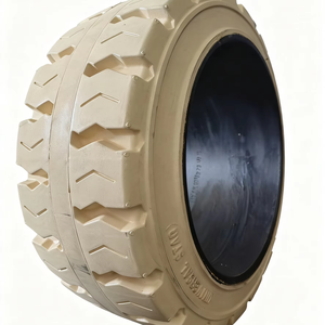 ยางรถยกแบบตันใหม่ 16*7*10 1/2 406x178x266 ขอบเหล็กแบบกดติด รับน้ำหนักได้ 2500 กก. สำหรับร้านอาหารและโรงแรม - Product Image 1