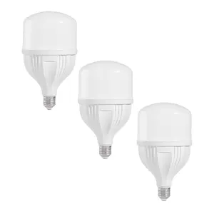 Iyi ısı dağılımı alüminyum led ampul ışıkları 50W E27 lamba tabanı T135 LED SMD ampul depo için