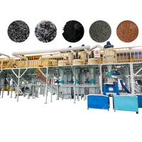 Ligne de production de recyclage de batterie de voiture lithium-ion 100% entièrement automatique Équipement de recyclage de ferraille