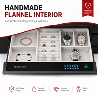 Coffre-fort électronique à empreinte digitale et mot de passe pour tiroir, boîte de dépôt numérique pour tiroir domestique, coffre-fort numérique dissimulé pour armoire, boîte à bijoux en métal