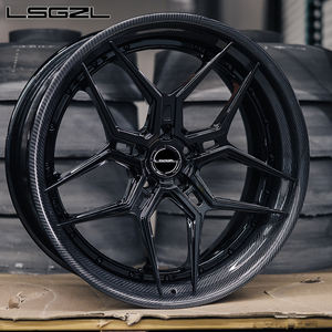 碳纤维轮毂 5x114.3 5x130 5x120 18 19 20 21 英寸全辐条钢丝车轮 适用于梅赛德斯锻造轮毂 - Product Image 3