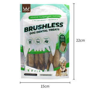 Golosinas para mascotas, fabricante OEM, golosinas dentales para perros, golosinas dentales para mascotas, golosinas para huesos dentales para perros, golosinas suaves para masticar huesos dentales, golosinas para perros - Product Image 6