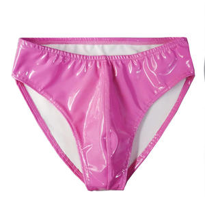 <span class=keywords><strong>Slip</strong></span> da <span class=keywords><strong>uomo</strong></span> Sexy Anti-Running leggero da ballo in tubo d'acciaio mutandine da discoteca in <span class=keywords><strong>pelle</strong></span> chiara brillante - Product Image 2