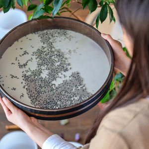 SUCESSO 22-Inch Quartz Beach Simulado Wave Sound Crystal Singing <span class=keywords><strong>Bowl</strong></span> com 99,99% Pure Crystal e Free Case - Product Image 3