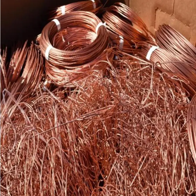 China Factory OEM Customized Copper Millberry/ Wire Scrap 99.95% to 99.99% Purity