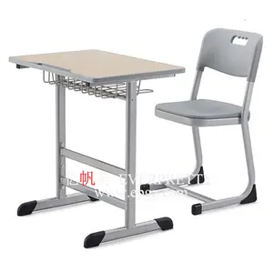 School Melamine Single Desk and Chair Sets - Student Furniture for School Classrooms
