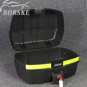 <span class=keywords><strong>Valise</strong></span> de <span class=keywords><strong>Moto</strong></span> Scooter Top Case 47 Lt Universel Plaque Adaptable Bagage <span class=keywords><strong>Valise</strong></span> Noir - Product Image 4