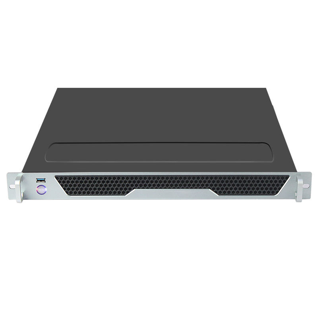 Factory Price Custom Design Industrial Rackmount Server Chassis Aluminum Panel 1U Server Case Stock FLEX PSU Industrial Control