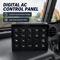 Controlador de Temperatura Electrónico de 24V, Termostato Digital, Conjunto de Interruptor para Equipos de Refrigeración, Repuestos