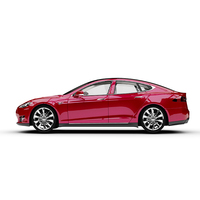 KING MARTIN Film de protection de peinture sans DMF, autocollants de carrosserie automobile, adapté aux voitures, couleur rouge métallique liquide TPU PPF